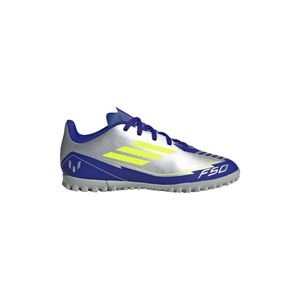 BOTINES ADIDAS F50 CLUB FUTBOL TF GRS/AZ/VRD UNISEX NENE NENA