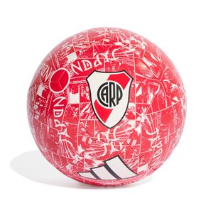 PELOTA ADIDAS RIVER PLATE CLUB FUTBOL RJO/BCO