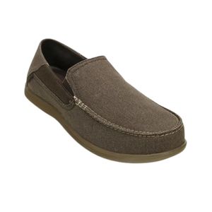 MOCASINES CROCS SANTA CRUZ 2 LUXE M DENIN ESPRESSO/WALNUT MRRN HOMBRE