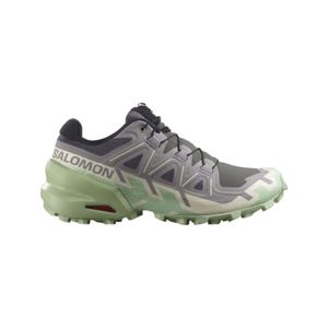 ZAPATILLAS SALOMON SPEEDCROSS 6 OUTDOOR GRS/VRD MUJER