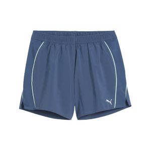 SHORT PUMA RUN VELOCITY 5 RUNNING AZULINO/VRD MUJER