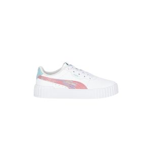 ZAPATILLAS PUMA CARINA 3.0 SPACE BELLE MODA BCO/RSA NIÑA