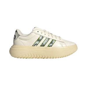 ZAPATILLAS ADIDAS GRAND COURT PLATFORM MODA BCO T/VRD/MULT. MUJER