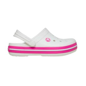 CROCS CROCBAND WHITE/PINK CRUSH NIÑA