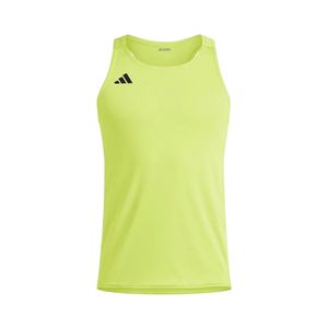 MUSCULOSA ADIDAS ADIZERO E SNGLT RUNNING VRD FLUO MICROF. HOMBRE