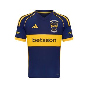 CAMISETA ADIDAS BOCA H 25/26 FUTBOL NIÑOS UNISEX