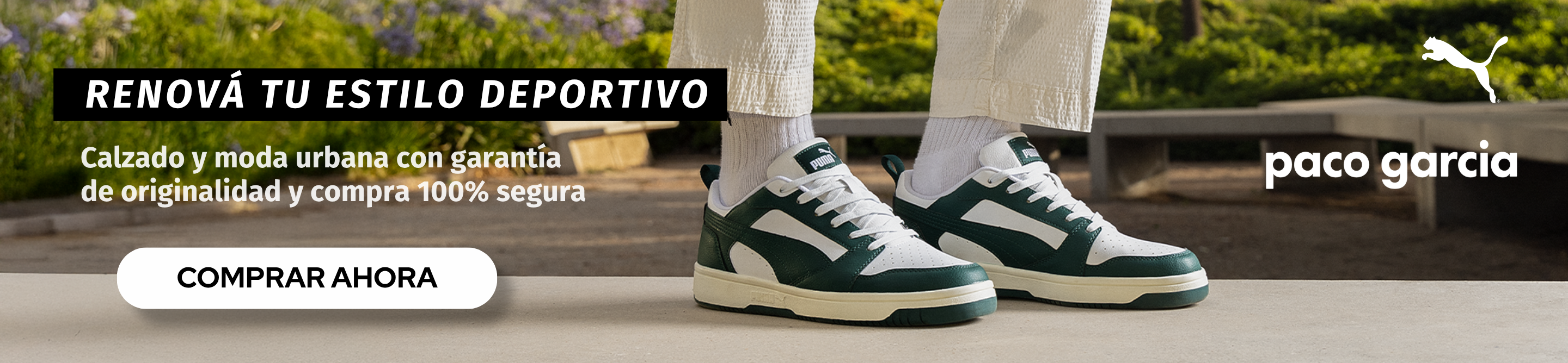 Renová tu estilo con los nuevos ingresos de Puma en Paco Garcia
